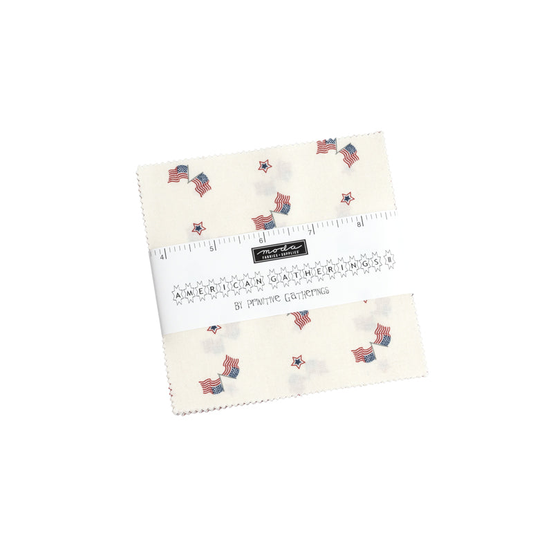Moda American Gatherings II 100% Cotton Charm Pack 5"