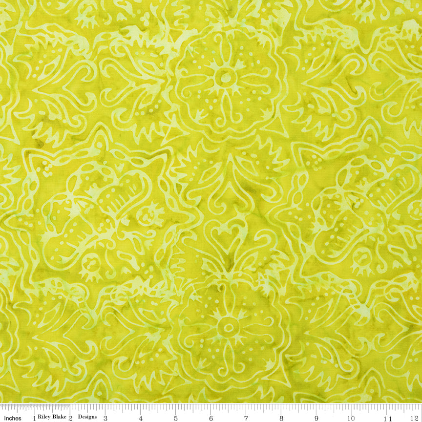 Elementals Rainbow Brights- Chartreuse 100% Cot