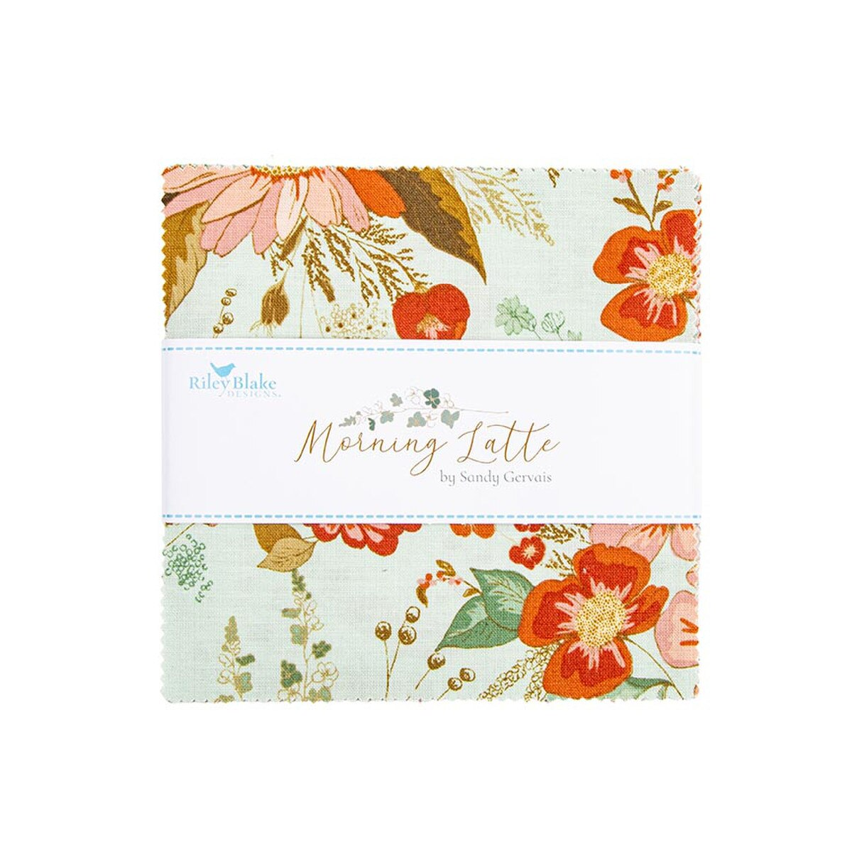 Morning Latte 100% Cotton 5 Inch Stacker