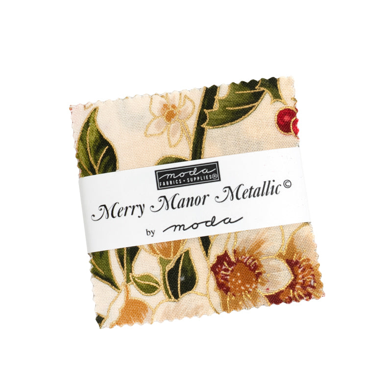 Merry Manor Mini Charm 100% Cotton