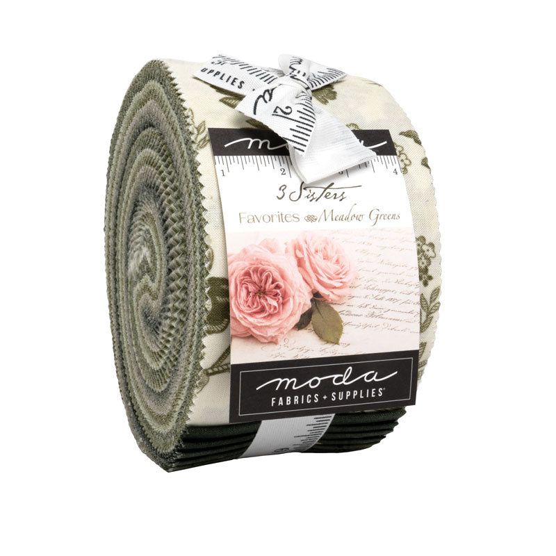 Moda Meadow Greens Jelly Roll
