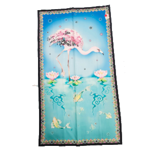 A10 Fancy Flamingos 43/44" wide 100% Cotton Panel