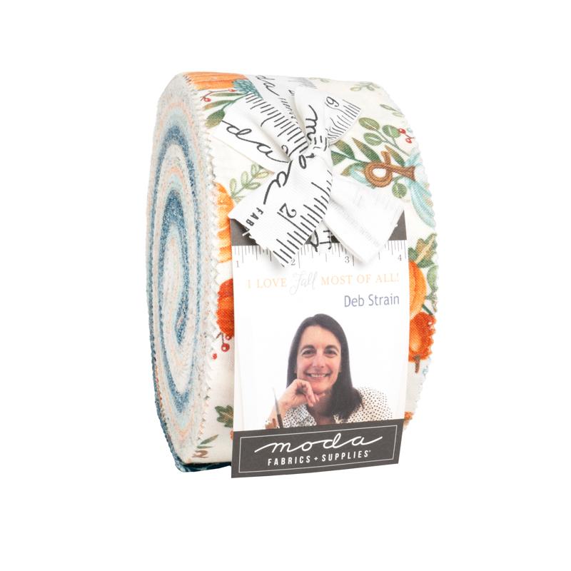 I Love Fall Most of All Jelly Roll 100% Cotton