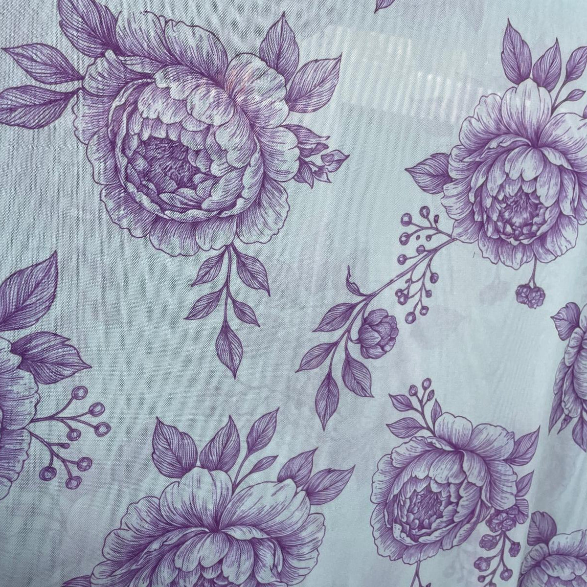 Mid Weight Mesh Peony