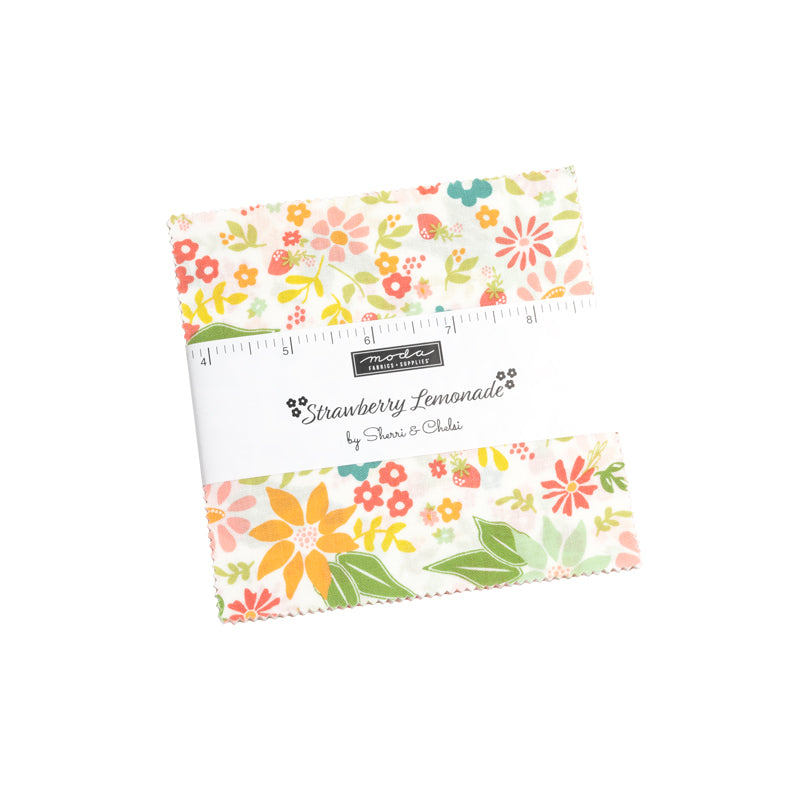 Moda Strawberry Lemonade 100% Cotton Charm Pack 5"