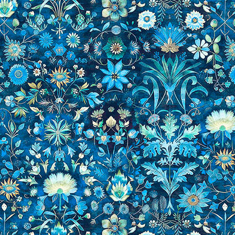 Folklore- Floral -Blue