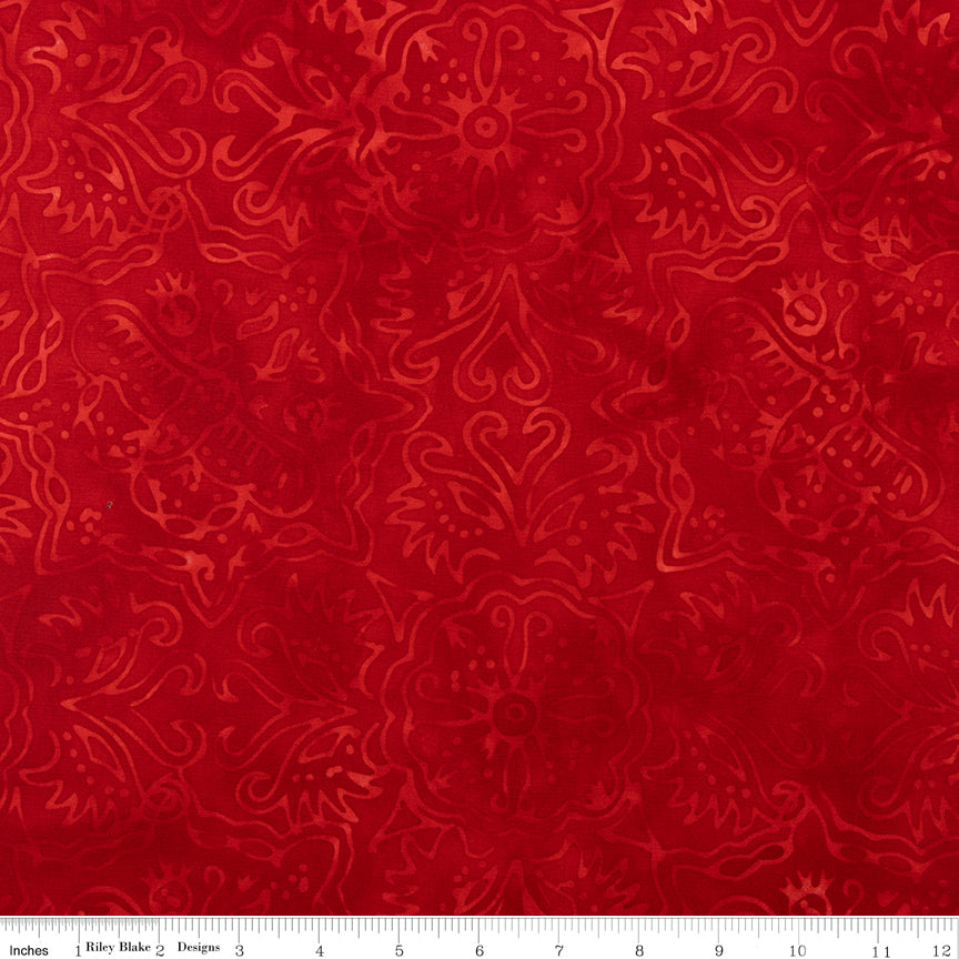 Elementals Rainbow Brights- Red Red 100% Cot