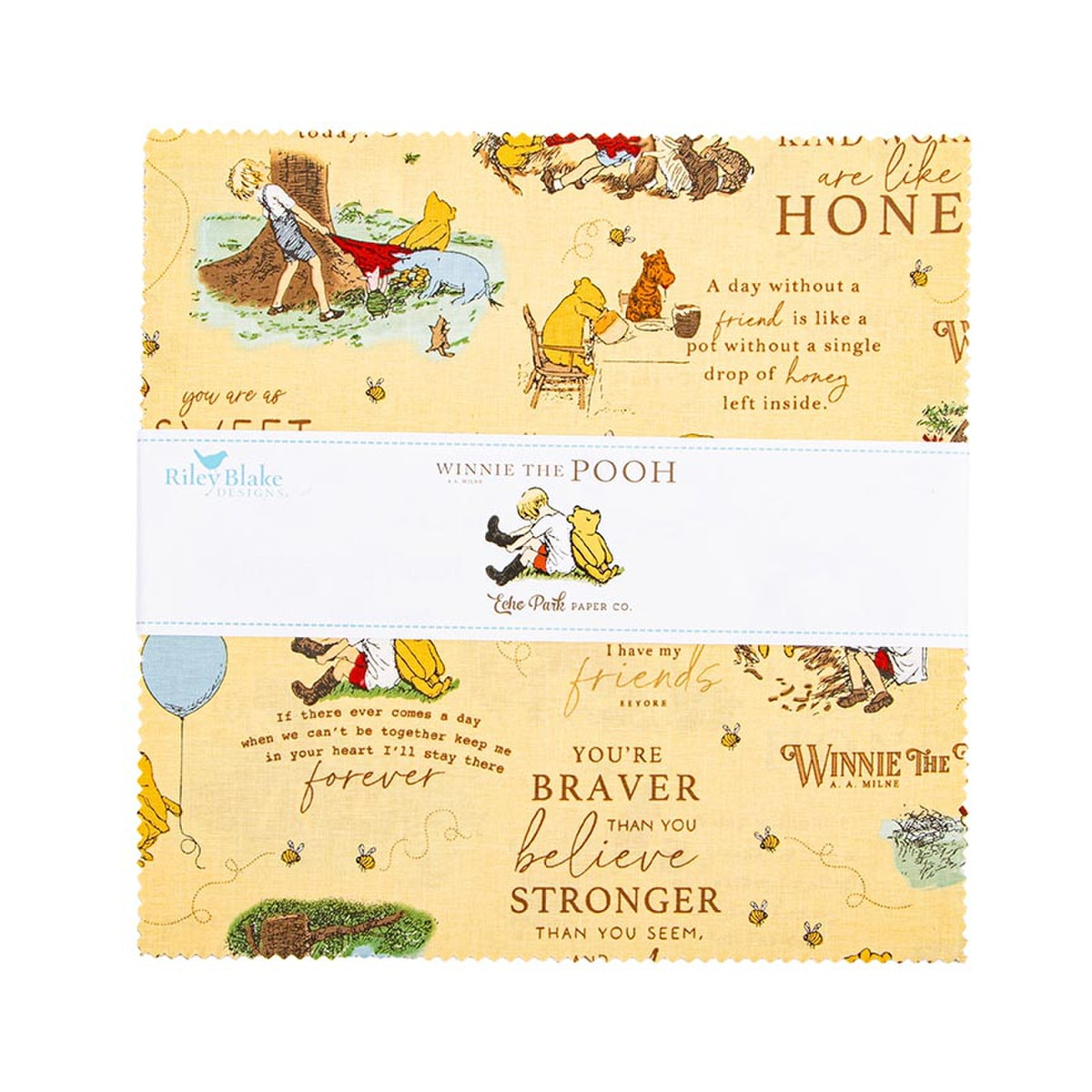 Winnie The Pooh 10 Inch Stacker 100% Cotton