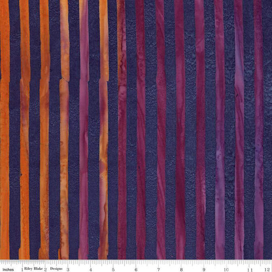 Batiks Elementals Get in Line 100% Cotton Dark Skies