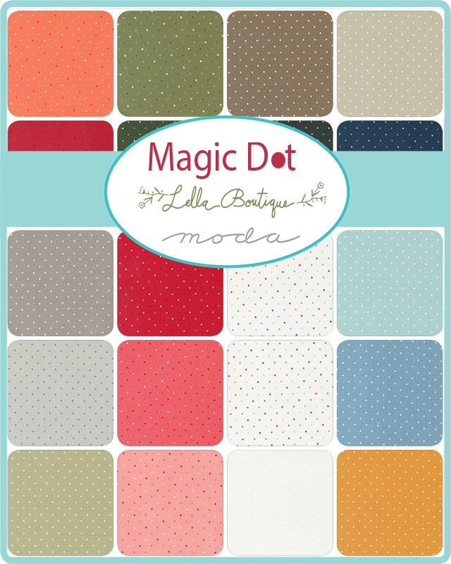 Moda Magic Dot  100% Cotton Charm Pack 5"