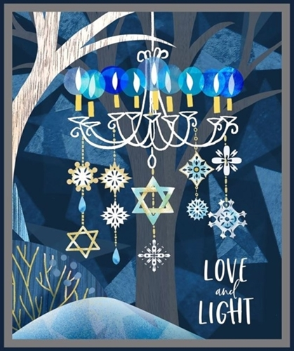F15 Love & LIght Hannukah Large Panel 36 x 44"