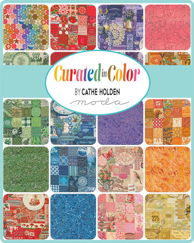 Moda Curated in Color  100% Cotton Charm Pack 5"