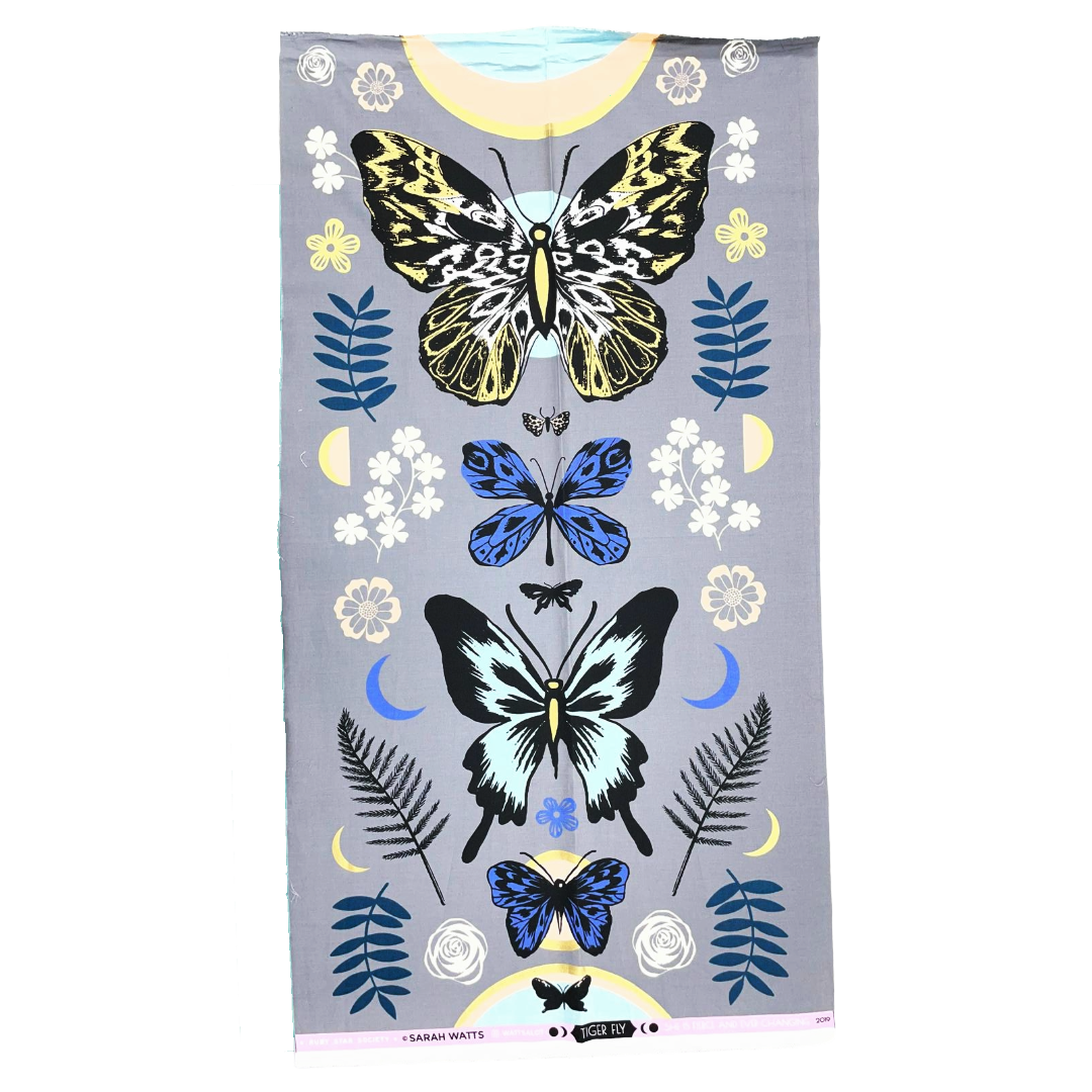 Ruby Star Tiger Fly Panel 100% cotton