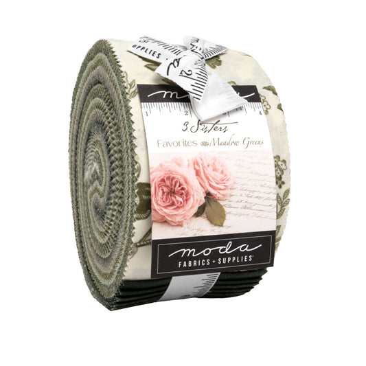 Moda Meadow Greens Jelly Roll