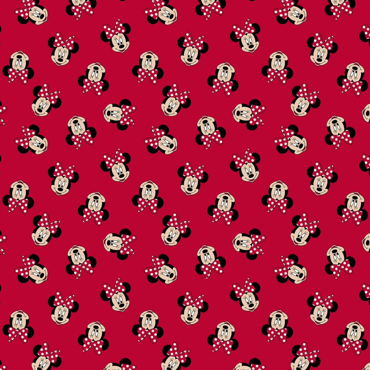 Minnie Head Toss 100% Cotton
