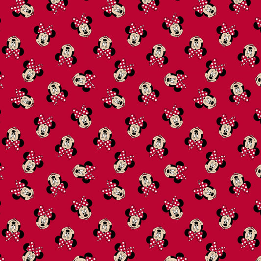 Minnie Head Toss 100% Cotton