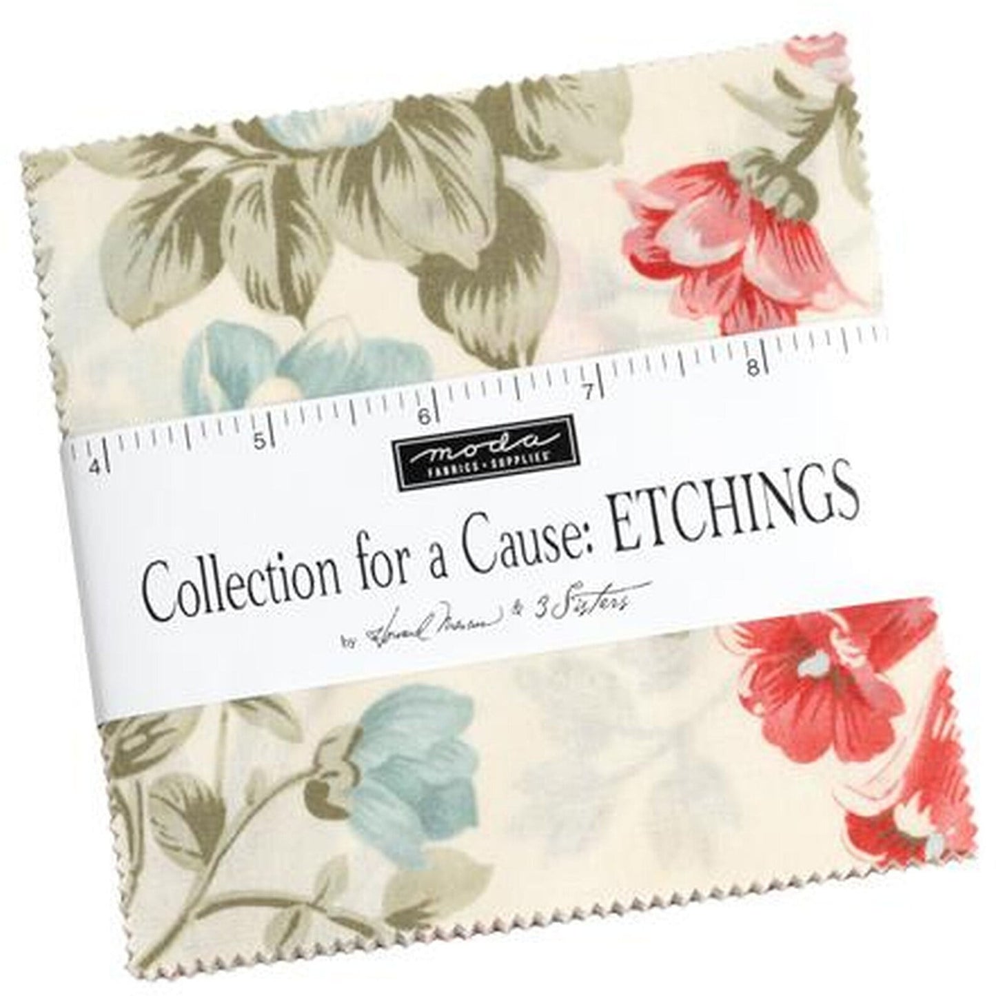 Moda Collection for a Cause: Etchings 100% Cotton Charm Pack 5"