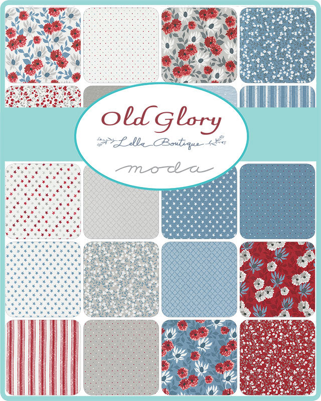 Moda old Glory 100% Cotton Charm Pack 5"