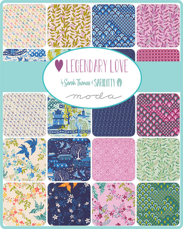 Moda Legendary Love  100% Cotton Charm Pack 5"