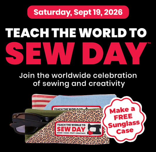 Teach the World to Sew Day - Sep 19, 2026 10am
