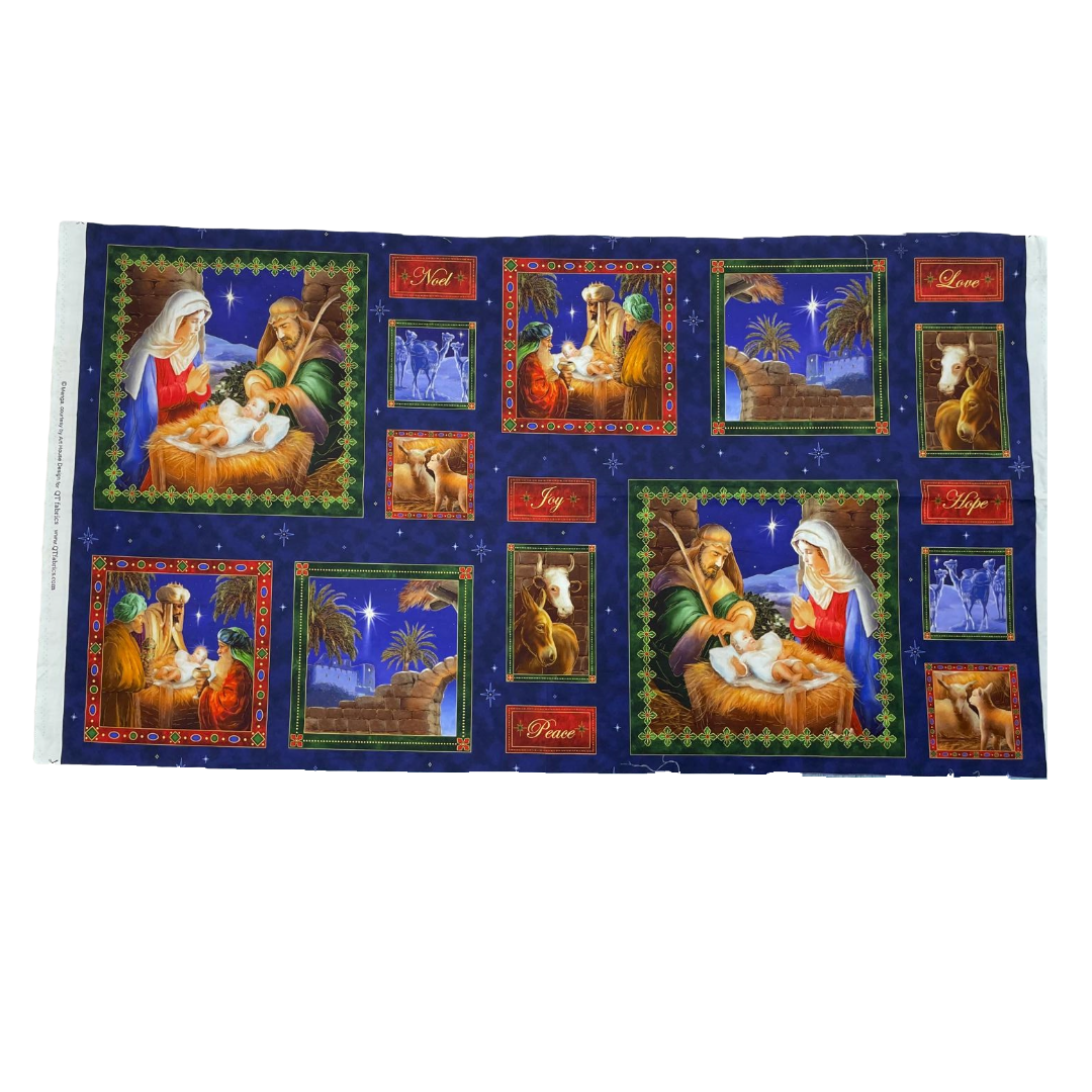 F04 Born in Bethlehem (smaller) Panel 100% Cotton