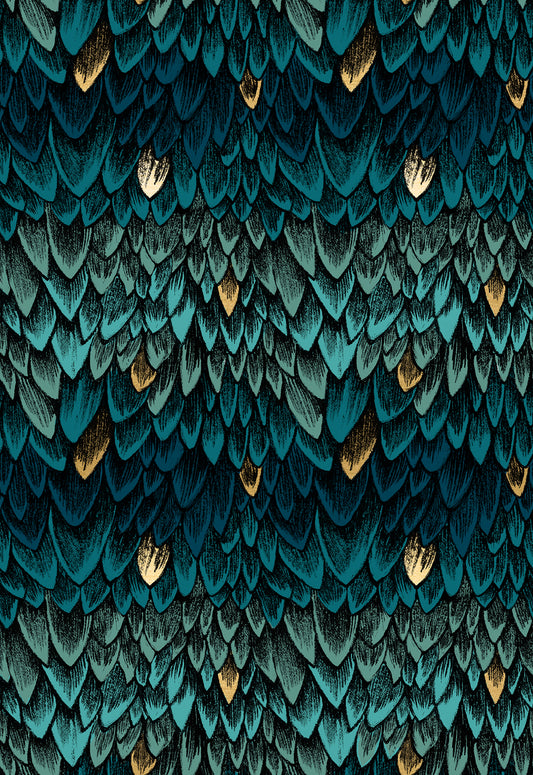 Fireglow- Feathers Galaxy 100% Cotton