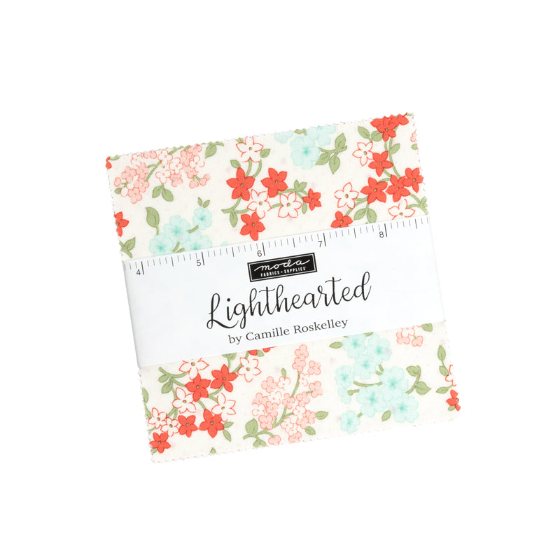 Moda Lighthearted 100% Cotton Charm Pack 5"