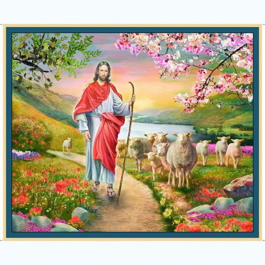 E06 The Good Shepard Panel 100% Cotton 44/45"