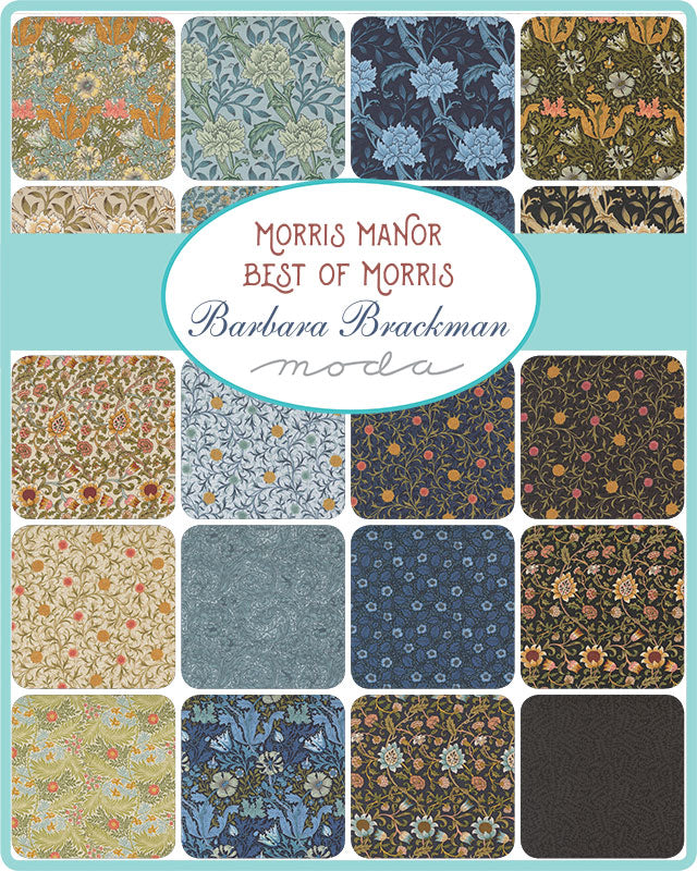 Moda Moris Manor 100% Cotton Charm Pack 5"