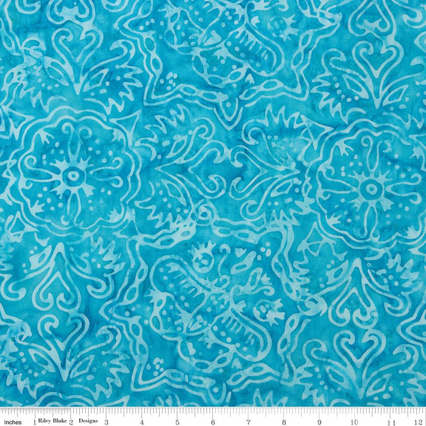 Elementals Rainbow Brights- Ocean Blue 100% Cot