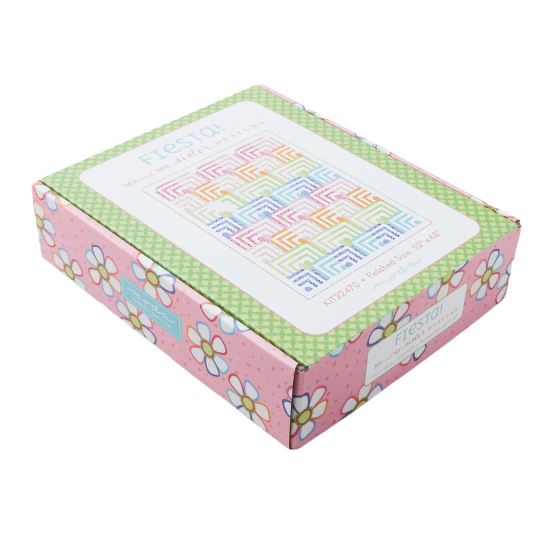 Moda Fiesta Kit 52" x 68" includes pattern and fabric for quilt top and binding