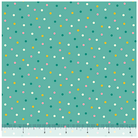 Flora and the Fox- Dots 100% Cotton